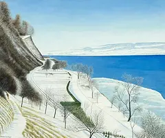 Winter am Untersee", 1940 by Adolf Dietrich, oil on board, sold Jun 2016