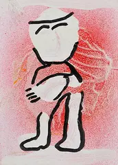 Untitled by Hans Krüsi, 1984, drawing, sold Jun 2016