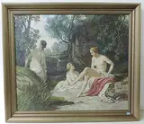 Badende, 1940 by Jakob Edwin Bachmann, oil on canvas, offered Jun 2016