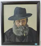 Alter Mann", 1923 by Albert Nyfeler, oil on canvas, sold Jun 2016