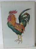 Krähender Hahn by Fritz Hug, 1976, color lithograph, sold Jun 2016