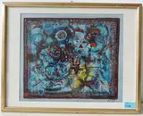 Landschaft by Hans Rudolf Strupler, mixed media, offered Jun 2016
