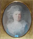 Portrait der Madame de Montesson, (Duchesse d'Orléans) by Frankreich, Ende 18.Jh., pastel, sold Mar 2016