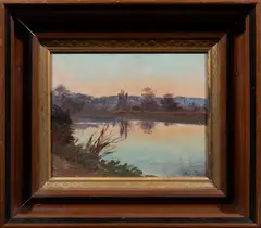 Untitled by Ben Carre, oil on board, sold Dec 2023