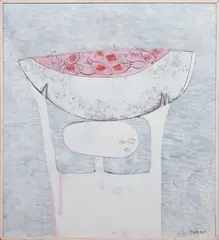 Untitled by Helen Dunham, oil on canvas, sold Dec 2023