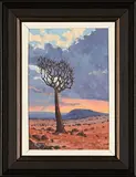 Quivertree in a Landscape by Richard Beyleveld, oil on board, sold Nov 2025