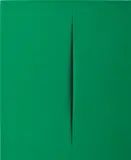 Lucio Fontana - Spatial Concept by Taras Polataiko, 2009, Acrylic on Canvas, sold Apr 2025