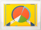 Yellow Scorpio by Elliot Budd Hopkins, 1974, Serigraph in Colors, sold Apr 2025