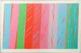 Op Art Composition by Martin Canin, 1964, Serigraph in Colors, sold Apr 2025