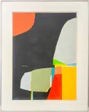 Abstract Composition by William McCartin, Gouache on Paper, sold Apr 2025