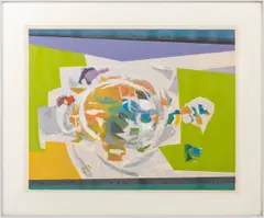 Montego Bay by Seong Moy, 1968, Lithograph in Colors, sold Apr 2025