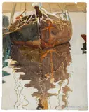 The Fishing Fare by Ruth Haviland Sutton, 1922, Gouache on Paper, sold Apr 2025