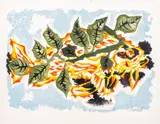 Poisson-Feuillage" [Fish-Foliage] by Jean Lurçat, Lithograph in Colors on Paper, sold Apr 2025