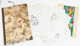 Collection of Over 50 Figural Sketches by Kayo Lennar, Mixed Media on Paper, sold Apr 2025