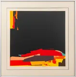 Moon by Mario Dubsky, 1972, Serigraph in Colors on Paper, sold Apr 2025