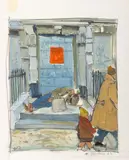 Condemned by Michael Paraskevas, 1989, Acrylic on Illustration Board, sold Apr 2025
