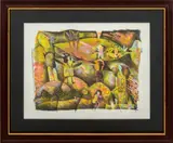 Conversas by Maria Tomaselli, 1987, Engraving in Colors on Paper, sold Apr 2025