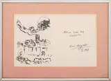 Merci Pour Vos Souhaits by Marc Chagall, 1962, Lithograph on Paper, sold Apr 2025