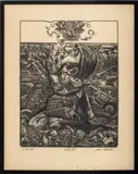 Untitled by James Grashow, Woodcut on Paper, sold Apr 2025
