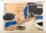 Abstract Composition by Sophie Pasqualetti, 2000, Mixed Media Collage, sold Apr 2025