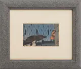 City Slicker by Griffin Miller, 1992, Collage on Board, sold Apr 2025
