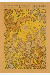 Affiche de la plume by James Ensor, 1898, Lithographie en couleurs, sold Jan 2026