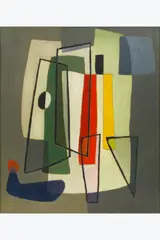 Sans titre by Jean Rets, 1950, Huile sur panneau, sold Jan 2026