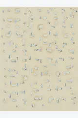 Untitled by Thomas Müller, 2001, Craie et Huile sur papier, sold Jan 2026