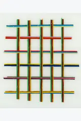 Untitled by Bernard Frize, 2006, acrylique et huile sur verre, sold Jan 2026