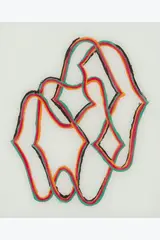 Untitled by Bernard Frize, 2006, acrylique et huile sur verre, sold Jan 2026