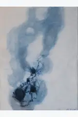 Composition by Léon Zack, 1977, Huile sur toile, sold Apr 2026