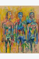 Sans titre by Louis Cane, 1989, Huile sur toile, sold Apr 2026