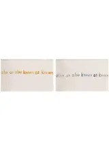 Alias Duo, #4 by Roni Horn, 2011, Encre et aquarelle sur papier, sold May 2026