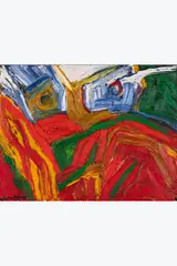 Fusion by Bengt Lindström, 1989, Huile sur toile, sold May 2026