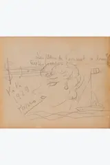 Les filles de Camaret se disent toutes vierges ?, Paris by Alice Prin, 1929, Crayon sur papier, sold Jun 2026