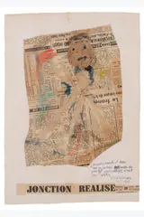 Jonction realise, 10 mai 1945 by Victor Brauner, Technique mixte et collage sur papier, sold Jun 2026
