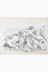 Sans titre by André Masson, circa 1940, Encre de Chine et crayon sur papier, sold Jun 2026