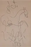 Cheval by Salvador Dalí, 1973, Feutre sur carton ou papier à revoir et décadrer, sold Jun 2026