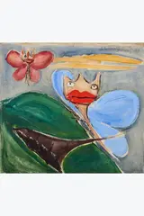 Oeuvre recto-verso by Stephen Gilbert, Technique mixte sur toile, sold Jun 2026
