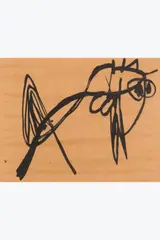 Animal imaginaire by Karel Appel, 1950, Encre sur papier, sold Jun 2026