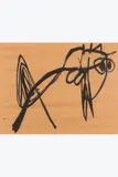 Animal imaginaire by Karel Appel, 1950, Encre sur papier, sold Jun 2026