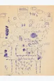 Salomon Bernchtein by Stéphane Mandelbaum, Stylo bille sur papier, sold Jun 2026