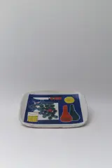 Plateau décoratif by Guerrino Tramonti, Terre cuite émaillée, sold Apr 2026