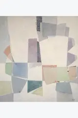 Composition by Geer van Velde, 1958, Huile sur toile, sold Sep 2026