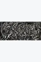 Sans titre, (Composition en noir et blanc) by André Lanskoy, Huile sur toile, sold Sep 2026