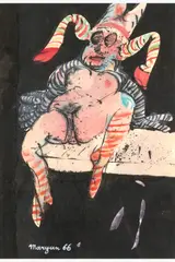 Sans titre by Pinchas Burstein, 1966, Aquarelle et encre de Chine sur papier, sold Sep 2026