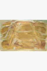 A fleur de mai, mai 1958 by Jean Messagier, Huile sur toile, sold Sep 2026
