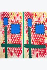 Sans titre by Bernard Piffaretti, 1993, Huile sur toile, sold Sep 2026