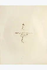 Métasphère incisé III, 15.4.66 by Jean Degottex, Encre de Chine et pigments sur papier cartonné gaufré, sold Sep 2026