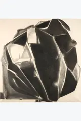 Chauve-souris II by Hervé Télémaque, 1994, Fusain sur papier marouflé sur carton, sold Sep 2026